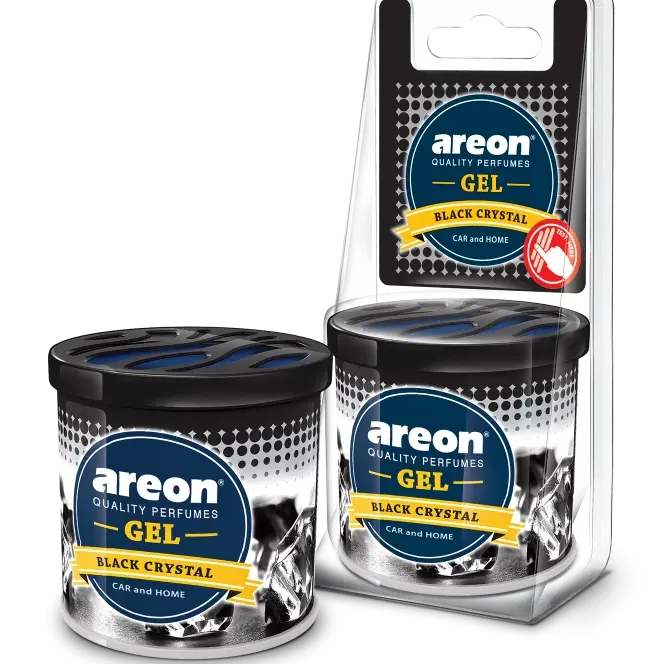 Areon Gel Can blister Black Crystal