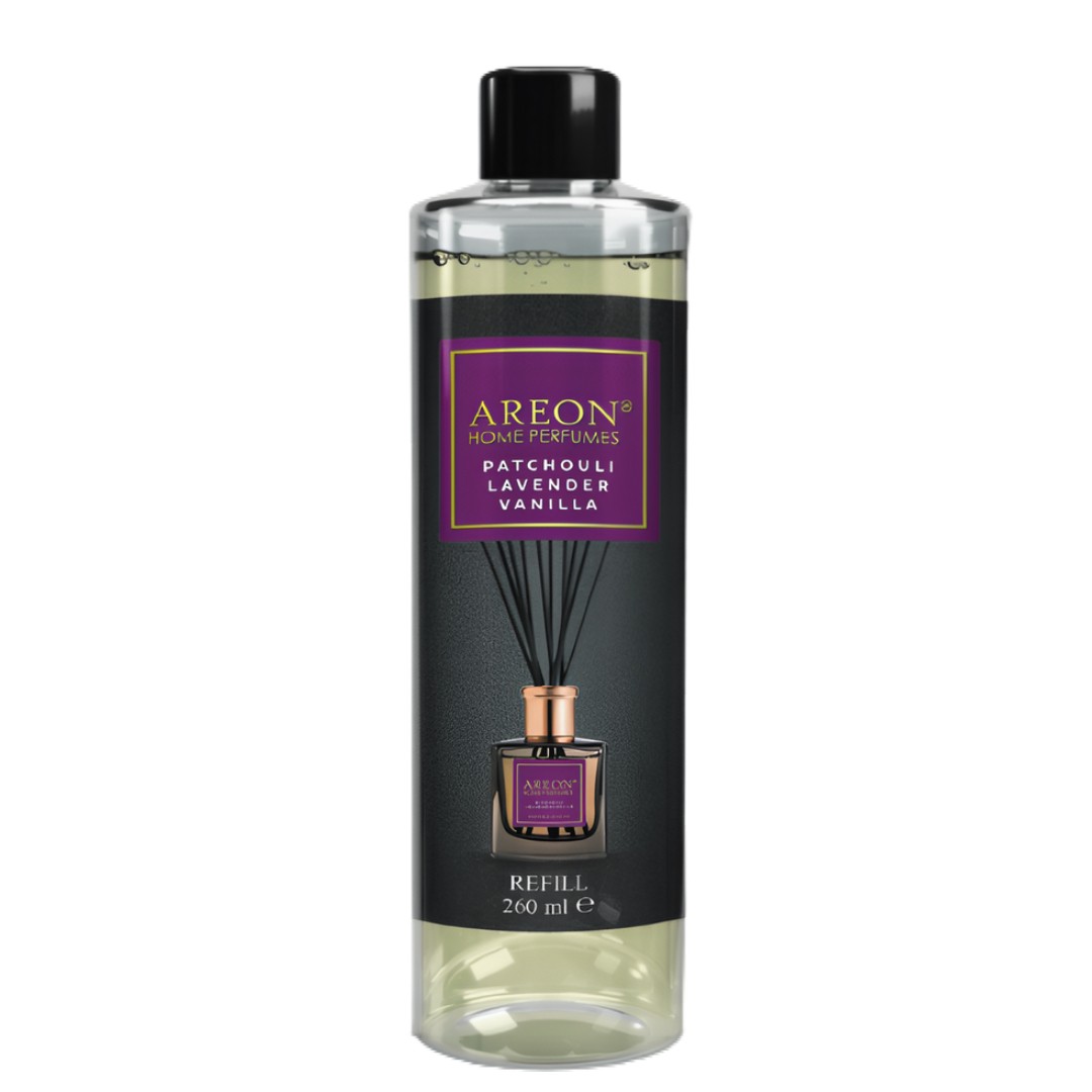 Areon Home Perfume 260 ml Refill Patchouli Lavender Vanilla Black Line