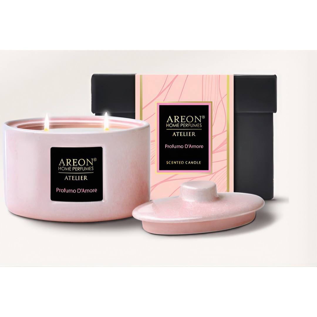 Areon Home Premium Scented Candle Atelier Profumo DAmore