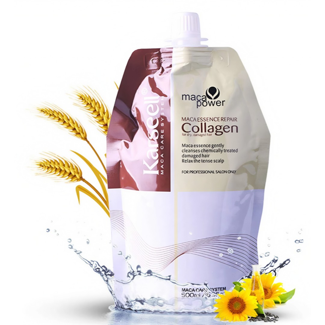 Masca de par Karseell 500 ml, tratament cu Colagen pentru par, regenerare intensiva si hidratare, Reparare si Protectia Parului