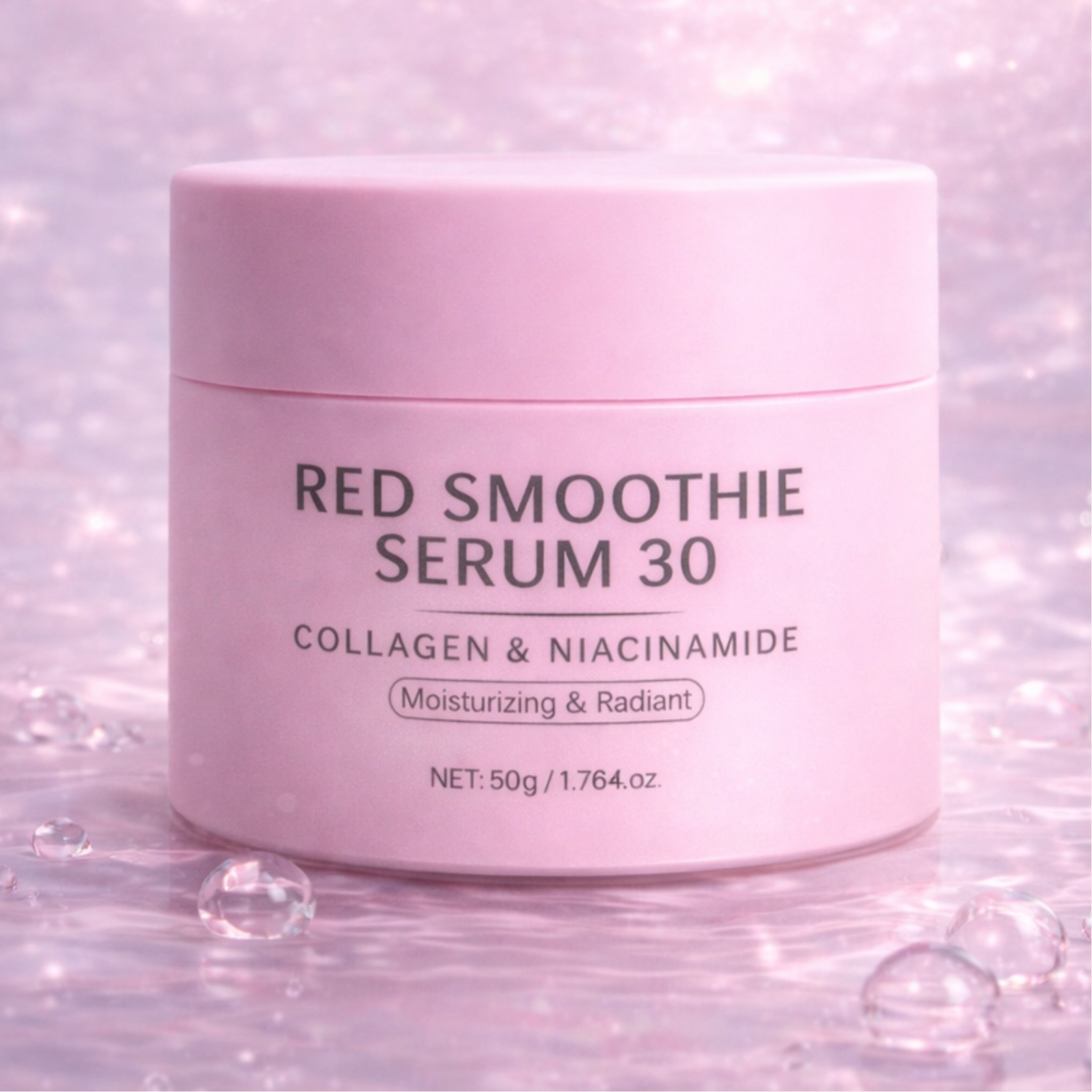 Crema fata CEZI Red Smoothie Collagen & Niacinamide – Hidratare Intensă, Uniformizare Ten, 50 gr