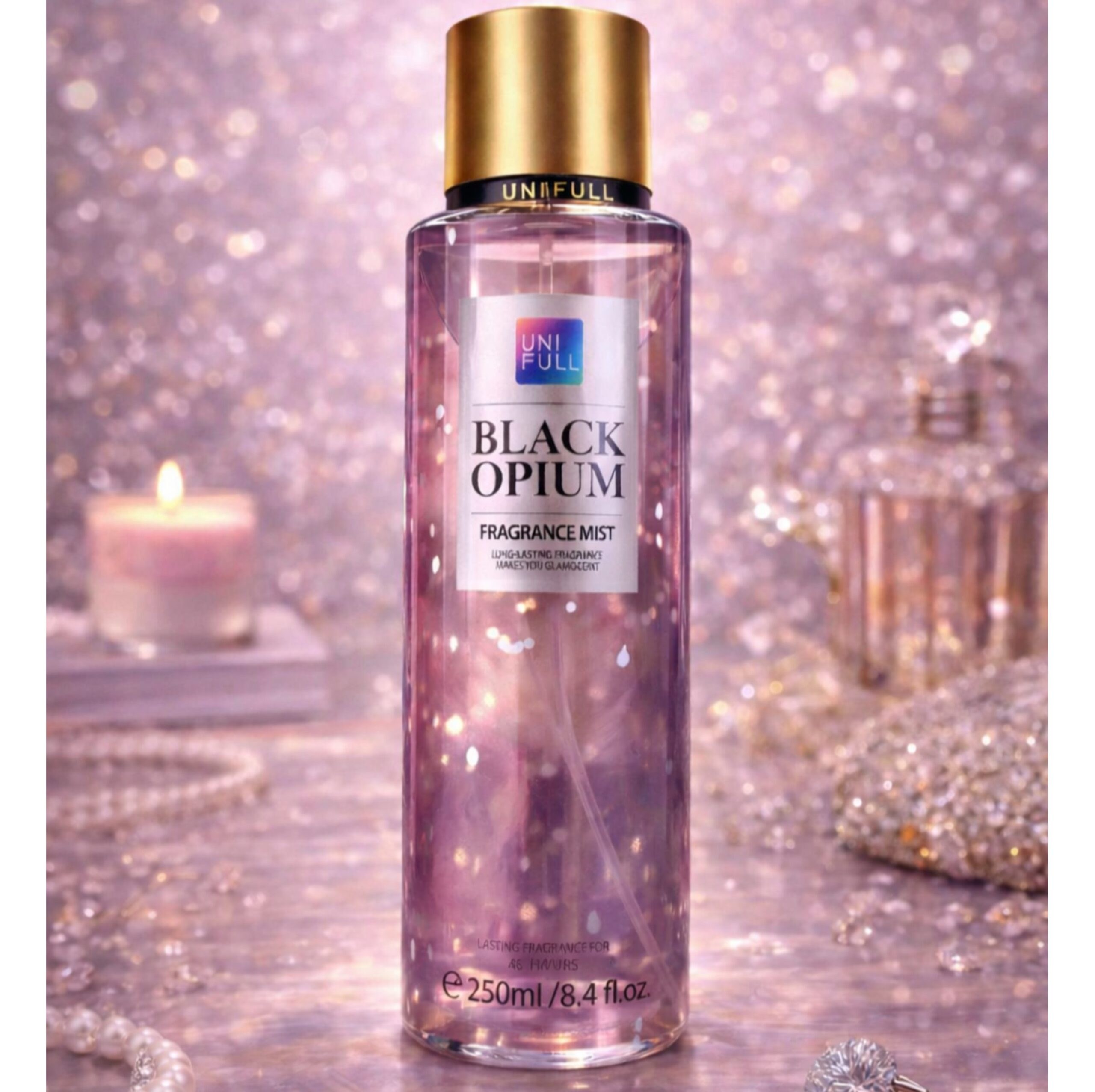 CEZI – Spray parfumat pentru corp UniFull Black Opium, 250 ml