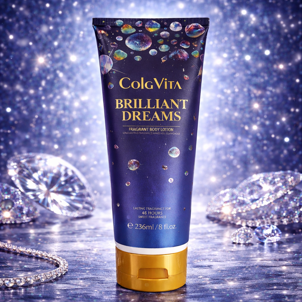 CEZI – Loțiune de corp hidratantă și parfumată Brilliant Dreams, absorbție rapidă, catifelare și parfum persistent, 236 ml