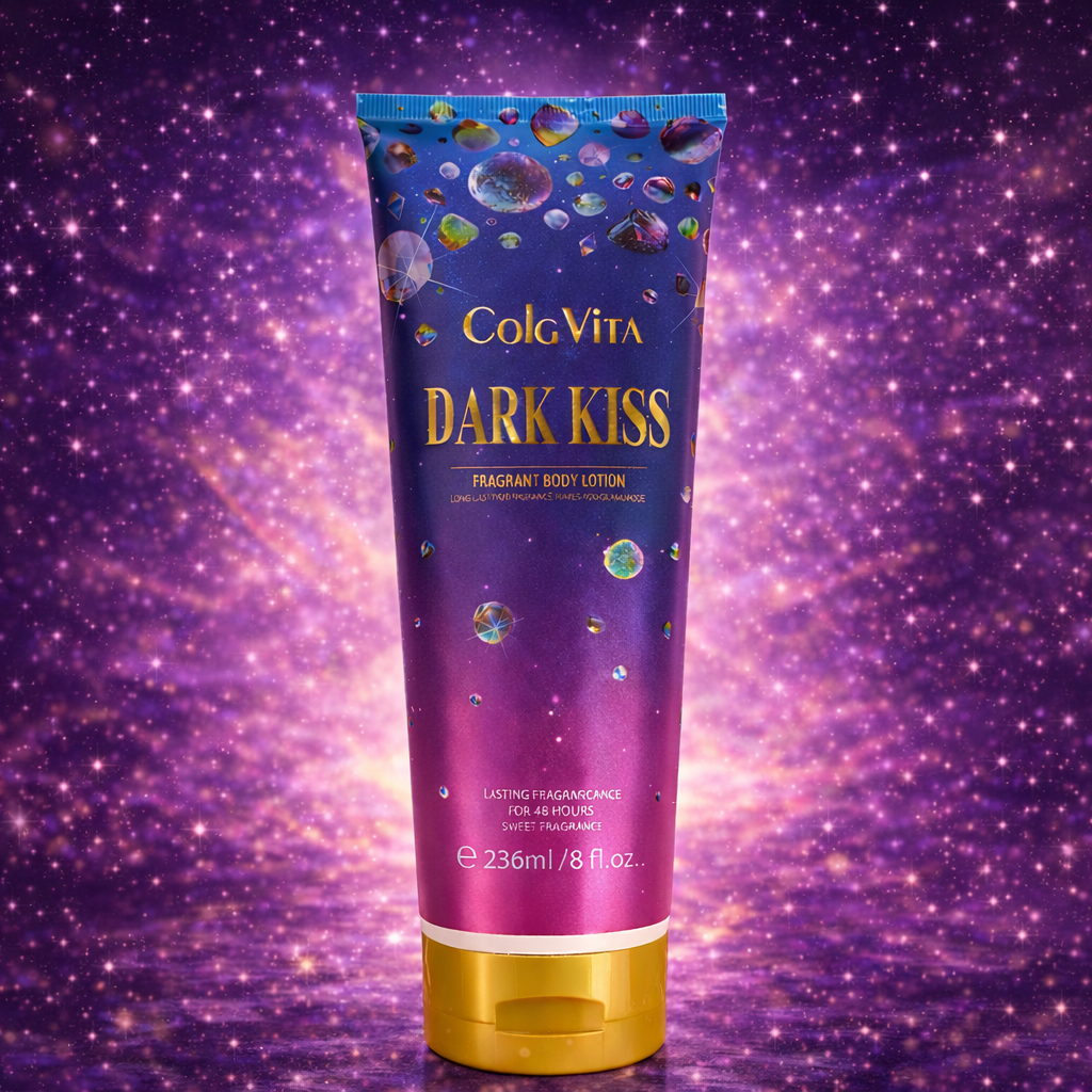 CEZI – Loțiune de corp hidratantă și parfumată Dark Kiss, absorbție rapidă, catifelare și parfum persistent, 236 ml