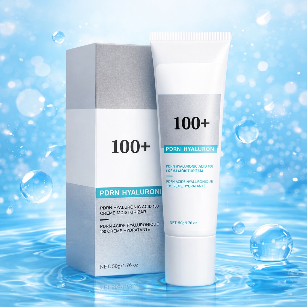 Cremă Hidratantă cu PDRN 100, Niacinamidă și Acid Hialuronic – Întinerire, Fermitate și Hidratare Față, 50g