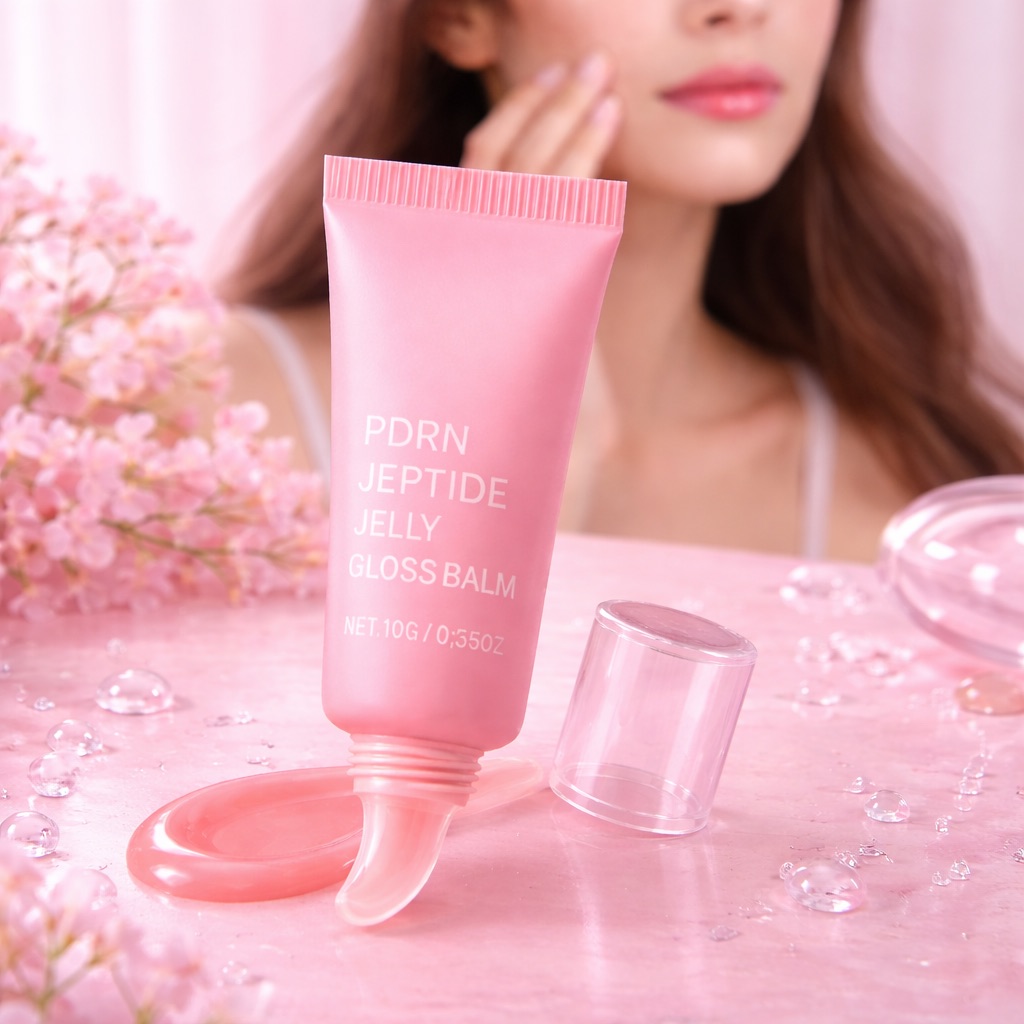 Balsam de buze Glossy cu PDRN și Colagen – Reparare și Strălucire Naturală, 10g
