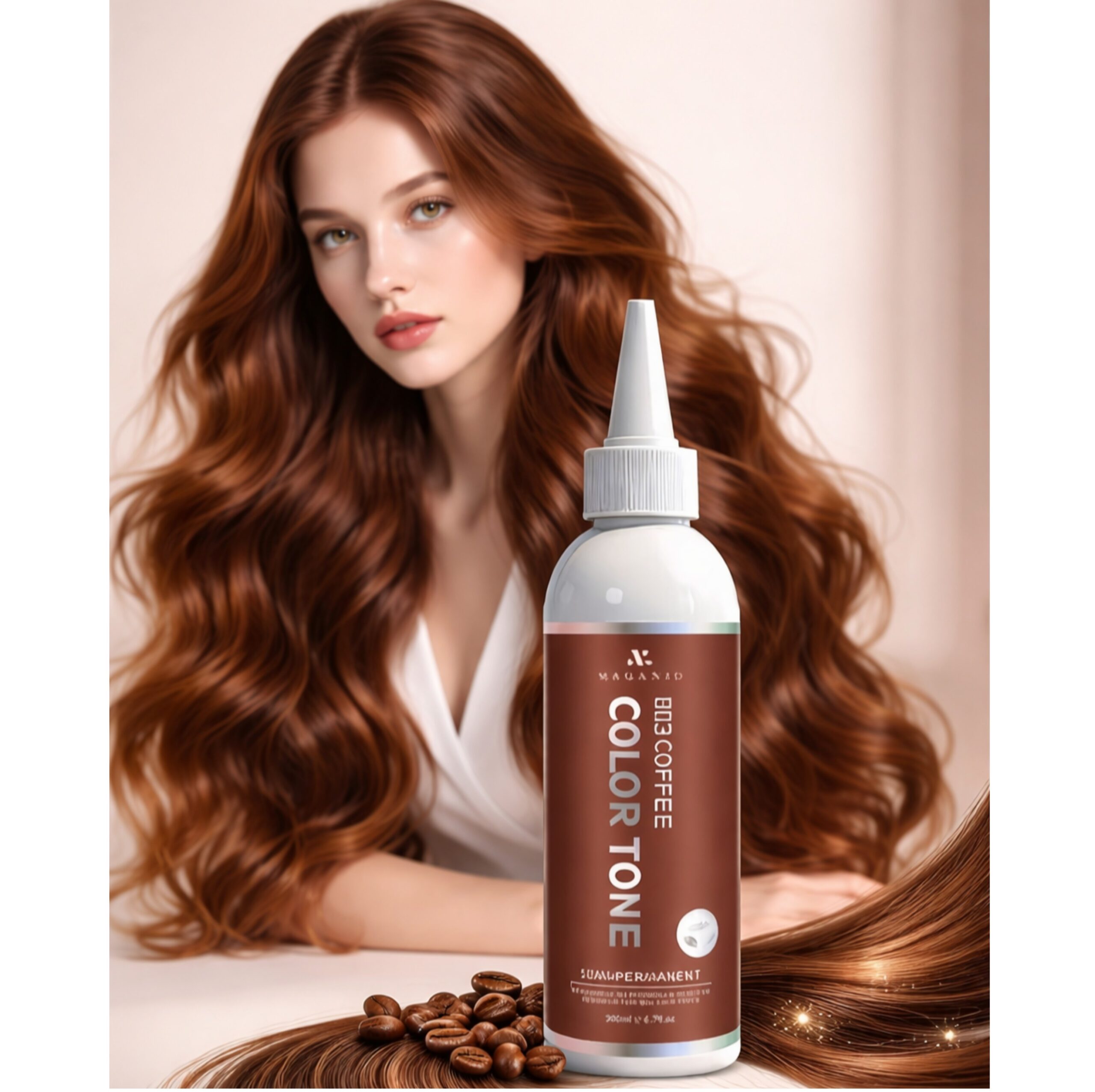 Vopsea de păr semipermanentă profesională – Coffee intens, 200 ml