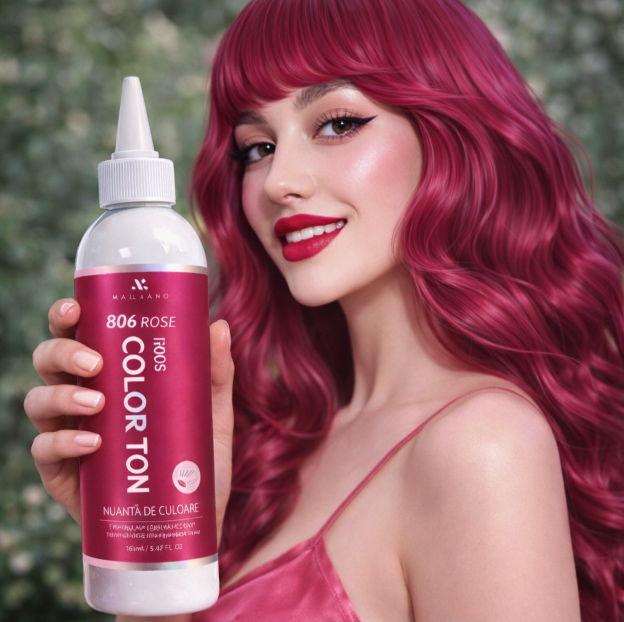 Vopsea de păr semipermanentă profesională – Rosu intens, 200 ml